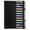 Picture of EXAC A4 OPAK MULTIPART FILE BLACK WITH 12 TABS